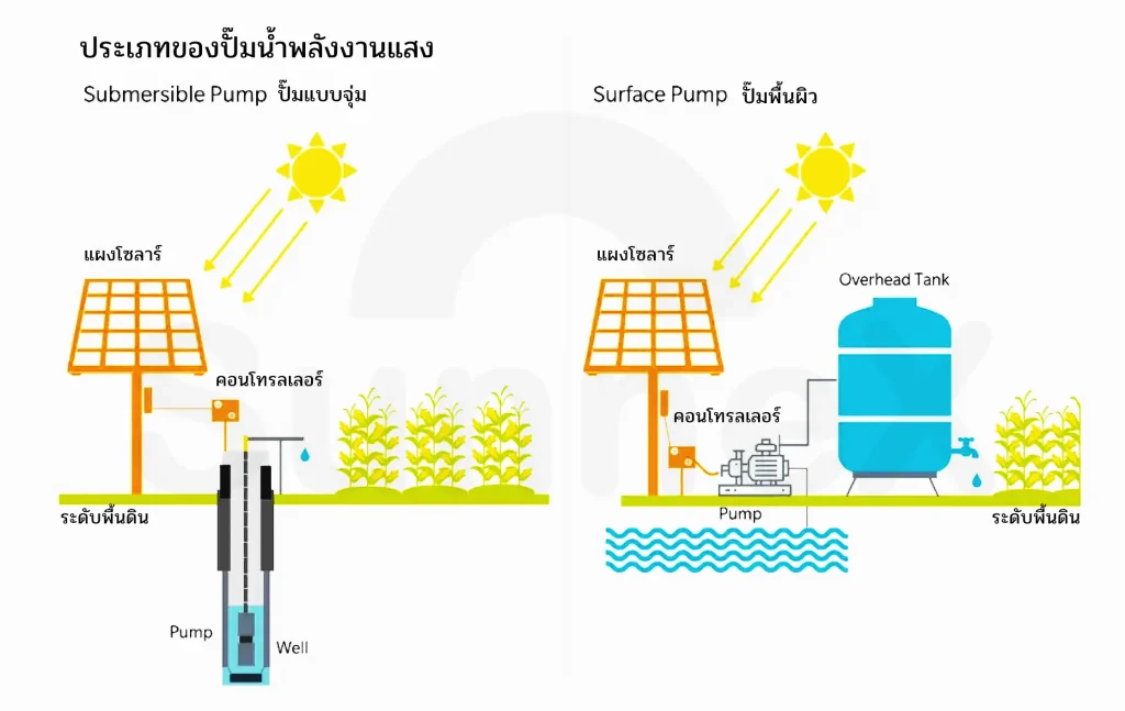 ประเภทของปั๊มน้ำ