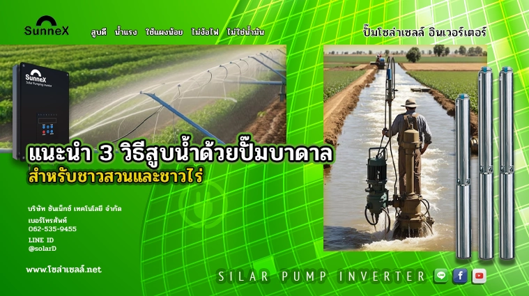 แนะนำ 3 วิธีสูบน้ำด้วยปั๊มบาดาล สำหรับชาวสวนและชาวไร่